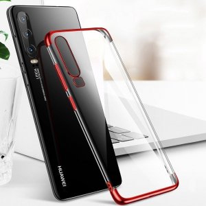 Clear  Clear Color case żelowy pokrowiec etui z metaliczną ramką Huawei P Smart Pro / Huawei 8