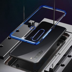 Clear  Clear Color case żelowy pokrowiec etui z metaliczną ramką Motorola G8 Play niebieski 14