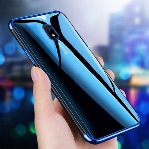 Clear  Clear Color case żelowy pokrowiec etui z metaliczną ramką Xiaomi Redmi 8A czarny 7