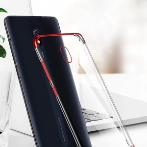 Clear  Clear Color case żelowy pokrowiec etui z metaliczną ramką Xiaomi Redmi 8A czarny 8