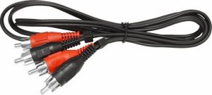 Kabel Blow RCA (Cinch) x2 - RCA (Cinch) x2 1.2m czarny (03615) 1