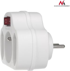 Maclean Gniazdko prądowe potrójne z wyłącznikiem Energy (MCE142) 2