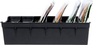 Vilde Organizer pojemnik kuchenny na torebki z przyprawami czarny 30x13x8 cm 7