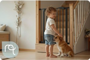 Barierka bramka zabezpieczająca czarna Nukido 718300 6