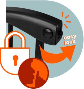 Barierka bramka zabezpieczająca czarna Nukido 718300 9