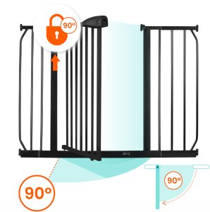 Barierka bramka zabezpieczająca czarna Nukido 718300 13