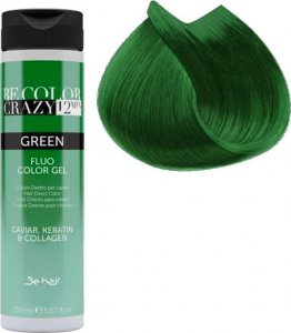 Be Hair Be Color Crazy Toner w Żelu 12 minute Zielony 150 ml 1