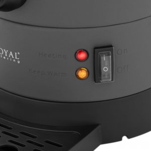 Royal Catering Warnik podgrzewacz do wody z podwójnymi ściankami i ociekaczem 6.1 L 1500 W szary Warnik podgrzewacz do wody z podwójnymi ściankami i ociekaczem 6.1 L 1500 W szary 5