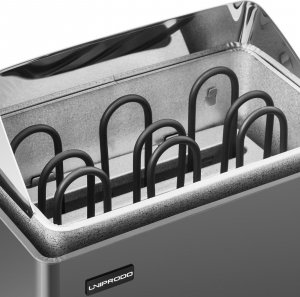 Uniprodo Piec do sauny elektryczny 3-6 m3 do 110C 400 V 4.5 kW czarno-srebrny Piec do sauny elektryczny 3-6 m3 do 110C 400 V 4.5 kW czarno-srebrny 3