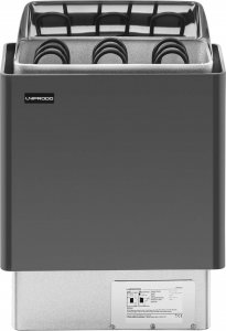 Uniprodo Piec do sauny elektryczny 3-6 m3 do 110C 400 V 4.5 kW czarno-srebrny Piec do sauny elektryczny 3-6 m3 do 110C 400 V 4.5 kW czarno-srebrny 5