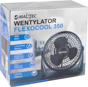 Wentylator Maltec Wentylator Biurkowy/Ścienny Flexocool 350 9