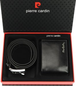 Pierre Cardin Zestaw PIERRE CARDIN portfel + pasek męski ZG-103 135 Czarny 1