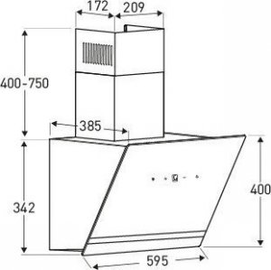 Okap Focus Okap kominowy Flavio 4