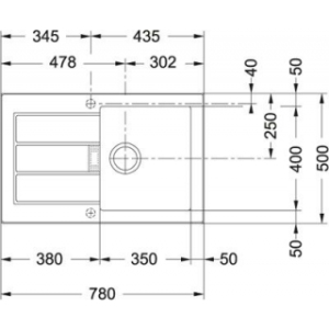 Zlewozmywak Franke SID 611-78 XL, biały (Z50/114.0496.086) 2