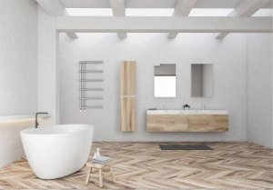 Grzejnik łazienkowy Warmtec Grzejnik łazienkowy Warmtec Tenedor 50 x 98,8 chrom 4