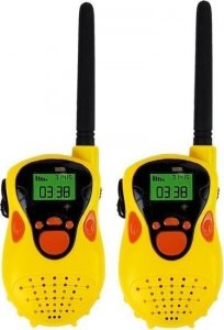 Krótkofalówka LeanToys Walkie Talkie Krótkofalówki Zasięg 100 m Żółte Dla Dzieci 2