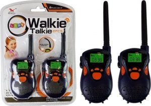 LeanToys Walkie Talkie Krótkofalówki Zasięg 100 m Granatowe Dla Dzieci 1