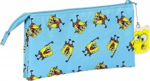 Piórnik SPONGEBOB Piórnik Potrójny Positive Vives Spongebob Żółty Jasnoniebieski 2