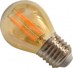 Brolux Żarówka ledowa LED E27/230V 450lm Filament GOLD G45 2200K 5W 4xCOB Żarówka ledowa LED E27/230V 450lm Filament GOLD G45 2200K 5W 4xCOB 2