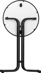 Royal Catering Stół stolik barowy okrągły wysoki składany śr. 70 cm wys. 110 cm czarny Stół stolik barowy okrągły wysoki składany śr. 70 cm wys. 110 cm czarny 6