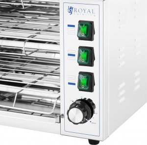Toster Royal Catering Opiekacz toster salamander do zapiekanek 50-300C 3250 W Opiekacz toster salamander do zapiekanek 50-300C 3250 W 3