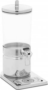 Royal Catering Dozownik dyspenser do napojów soków lemoniady chłodzony ze stali nierdzewnej 6 l Dozownik dyspenser do napojów soków lemoniady chłodzony ze stali nierdzewnej 6 l 2