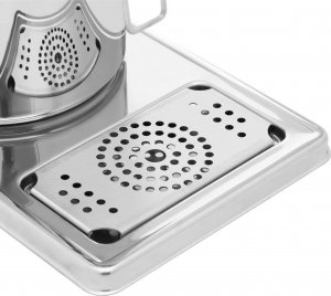 Royal Catering Dozownik dyspenser do napojów soków lemoniady chłodzony ze stali nierdzewnej 6 l Dozownik dyspenser do napojów soków lemoniady chłodzony ze stali nierdzewnej 6 l 4