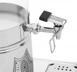 Royal Catering Dozownik dyspenser do napojów soków lemoniady chłodzony ze stali nierdzewnej 6 l Dozownik dyspenser do napojów soków lemoniady chłodzony ze stali nierdzewnej 6 l 5