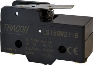 Tracon Electric Łącznik krańcowy z dźwignią sprężynową LS15GW21-B 1
