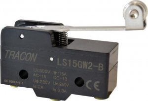 Tracon Electric Łącznik krańcowy z dźwignią sprężynową i rolką LS15GW2-B 1