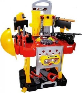 LeanToys Zestaw Majsterkowicza na baterie 3w1 Walizka Warsztat 85 elementów 56cm 2