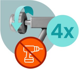 Barierka bramka zabezpieczająca szara Nukido 718301 8