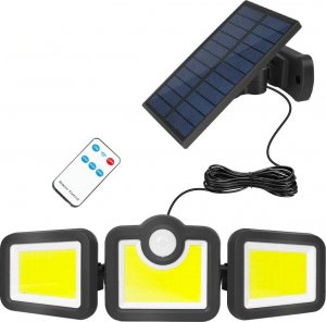 Kinkiet LTC Lampa ścienna solarna regulowana LED LTC 20W z czujnikiem ruchu i zmierzchu + pilot 1