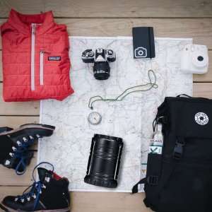 4kom.pl Lampka składana Latarka na biwak podróż turystyczna kempingowa survival Czarna 10