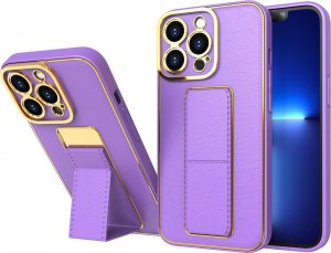 Hurtel New Kickstand Case etui do iPhone 12 z podstawką fioletowy 1
