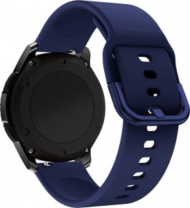 Hurtel Silicone Strap TYS opaska do smartwatcha zegarka uniwersalna 20mm ciemnoniebieski 1