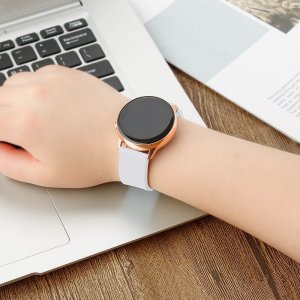 Hurtel Silicone Strap TYS opaska do smartwatcha zegarka uniwersalna 20mm ciemnoniebieski 5