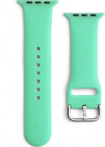 Hurtel Silicone Strap APS silikonowa opaska do Watch 8 / 7 / 6 / 5 / 4 / 3 / 2 / SE (41 / 40 / 38mm) pasek bransoleta do zegarka miętowy 1