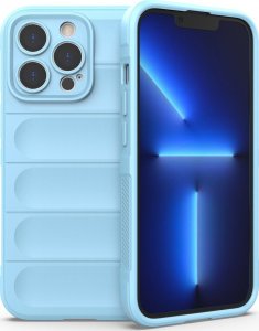 Hurtel Magic Shield Case etui do iPhone 13 Pro elastyczny pancerny pokrowiec jasnoniebieski 1