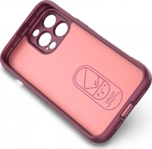 Hurtel Magic Shield Case etui do iPhone 13 Pro Max elastyczny pancerny pokrowiec burgundowy 16