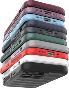 Hurtel Magic Shield Case etui do iPhone 13 Pro Max elastyczny pancerny pokrowiec burgundowy 17