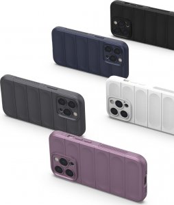 Hurtel Magic Shield Case etui do iPhone 13 Pro Max elastyczny pancerny pokrowiec burgundowy 20