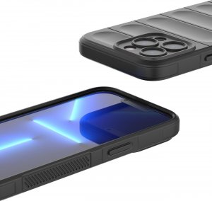 Hurtel Magic Shield Case etui do iPhone 13 Pro Max elastyczny pancerny pokrowiec burgundowy 2