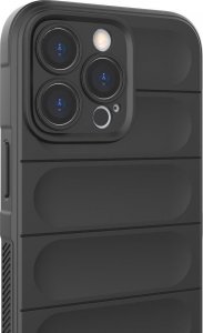 Hurtel Magic Shield Case etui do iPhone 13 Pro Max elastyczny pancerny pokrowiec burgundowy 22