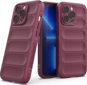 Hurtel Magic Shield Case etui do iPhone 13 Pro Max elastyczny pancerny pokrowiec burgundowy 26