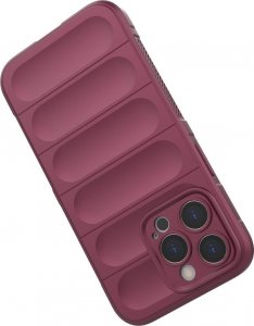 Hurtel Magic Shield Case etui do iPhone 13 Pro Max elastyczny pancerny pokrowiec burgundowy 29