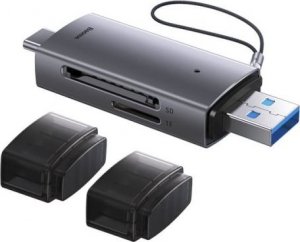 Adapter USB Baseus Baseus Lite Series adapter kart MicroSD SD TF USB USB-C WKQX060113 1