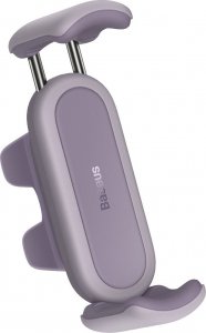 Baseus Baseus Steel Cannon 2 uchwyt do smartfona na kratkę wentylacyjną fioletowy (SUGP000005) 6