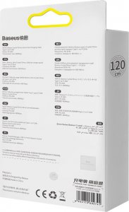 Kabel USB Baseus USB-C - Lightning 1.2 m Jasnoniebieski (BSU3637) 6