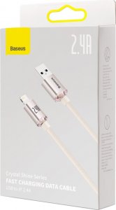 Kabel USB Baseus USB-A - Lightning 1.2 m Różowy (BSU3634) 5